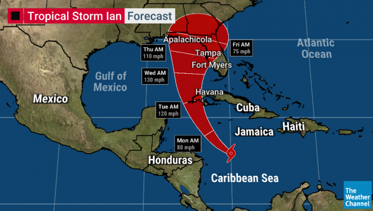 İan tayfunu bu hafta Florida’yı dağıtacak