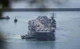 ABD nükleer uçak gemisi Reagan ortak tatbikat için Güney Kore’de