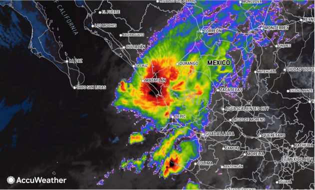 Orlene Kasırgası Meksika’nın Pasifik kıyılarına doğru ilerliyor