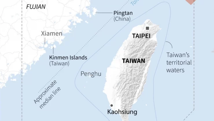 Çin, Tayvan’ın kuzeyini seyre kapattı
