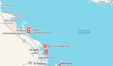 İRAN JUBAİL’DE K. TANKERİ  VURMUŞ